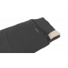 Outwell Contour Prime Synthetic Sleeping Bag (190 cm) - Black, Right Zip