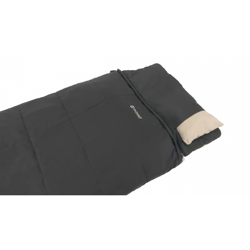 Outwell Contour Prime Synthetic Sleeping Bag (190 cm) - Black, Right Zip
