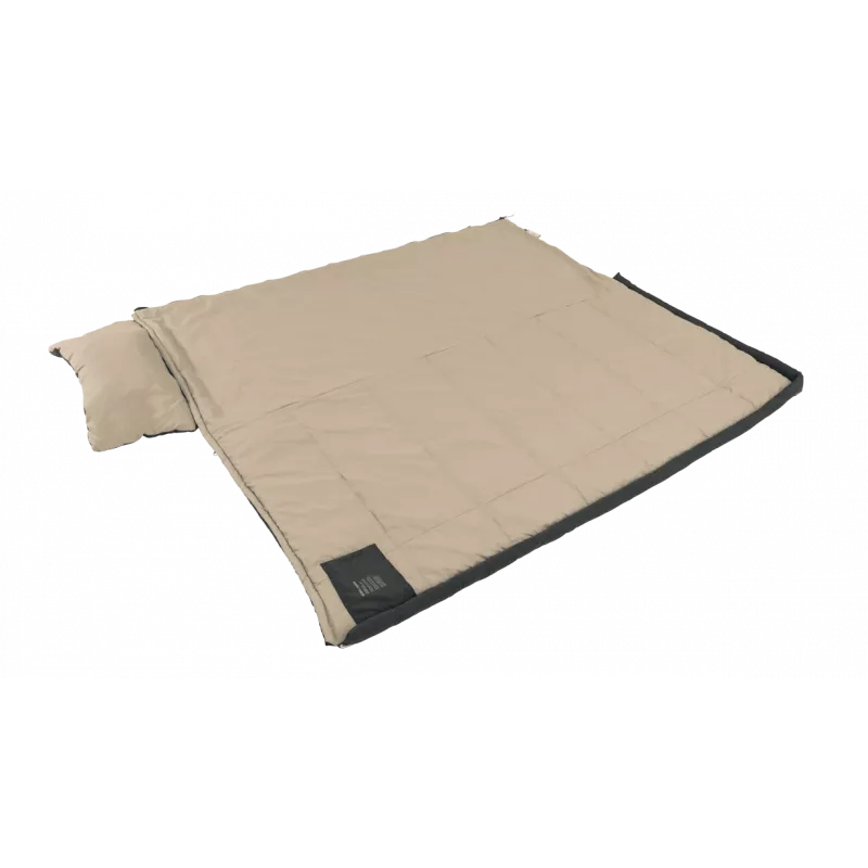 Outwell Contour Prime Synthetic Sleeping Bag (190 cm) - Black, Right Zip