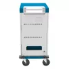 GoodConnections GEMMA T32C Tablet Charging Cart USB-C 18W per Port PD3.0 QC3.0 White/Blue