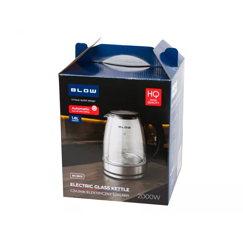 BLOW Glass Kettle 2000W BK-18GS