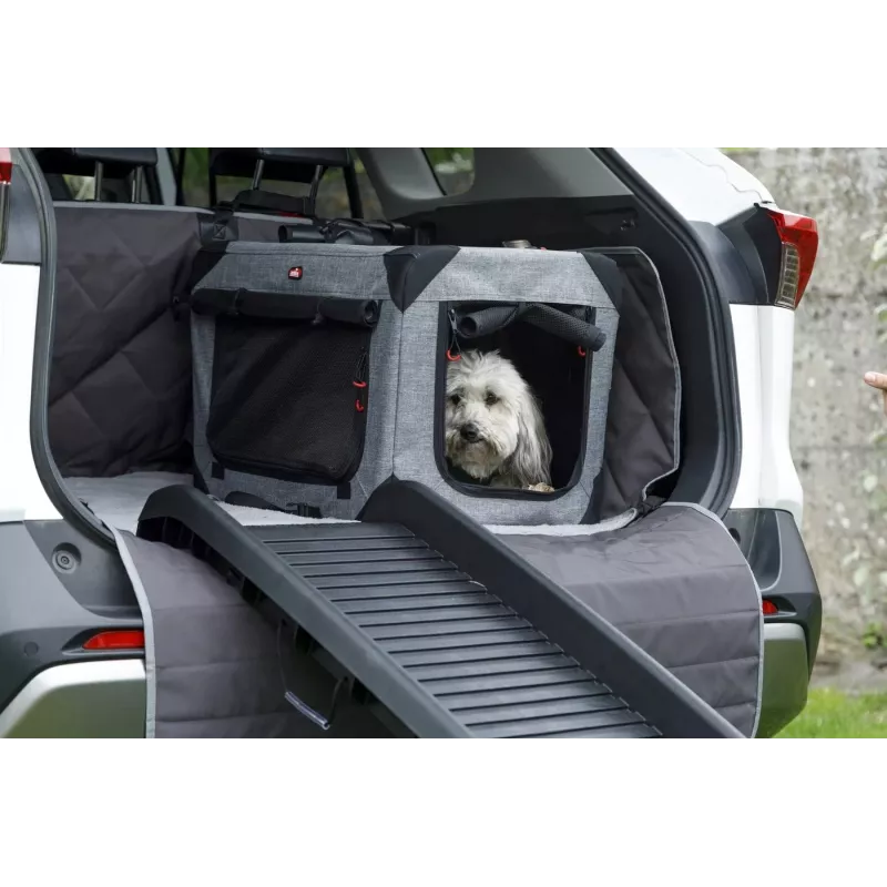 ZOLUX NOMAD S Foldable Fabric Travel Pet Carrier 42x60x42cm Grey