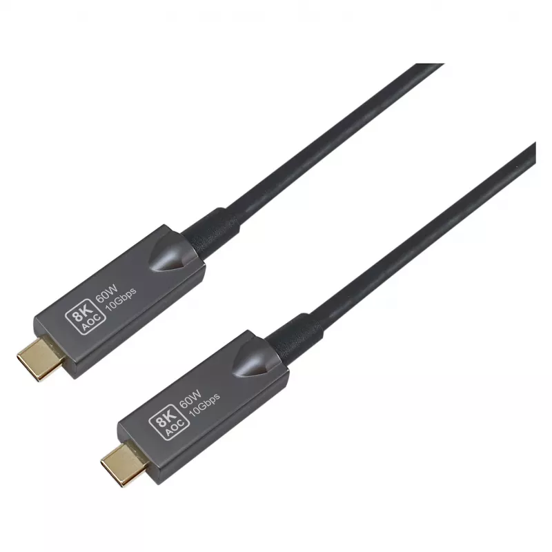 Equip USB 3.2 Gen 2 USB-C to USB-C Active Optical Cable 15m Black