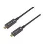 Equip USB 3.2 Gen 2 USB-C to USB-C Active Optical Cable 15m Black
