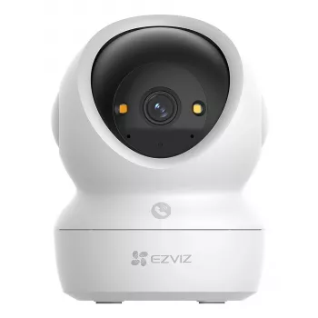 EZVIZ H6c G1 4K Spherical IP Security Camera Indoor, 4K UHD, 3840x2160, Wi-Fi, Ethernet, Night Vision, Two-Way Audio, AI Detection, Ceiling/Wall/Desk Mount