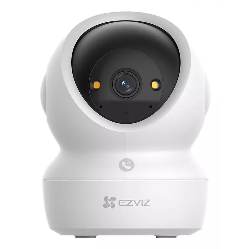 EZVIZ H6c G1 4K Spherical IP Security Camera Indoor, 4K UHD, 3840x2160, Wi-Fi, Ethernet, Night Vision, Two-Way Audio, AI Detection, Ceiling/Wall/Desk Mount