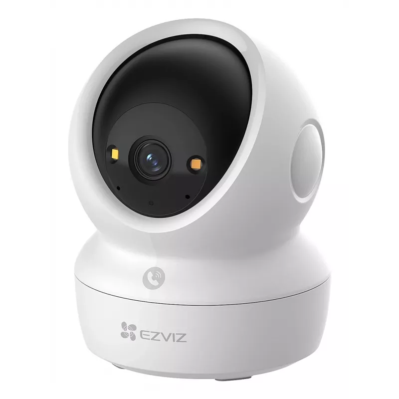 EZVIZ H6c G1 4K Spherical IP Security Camera Indoor, 4K UHD, 3840x2160, Wi-Fi, Ethernet, Night Vision, Two-Way Audio, AI Detection, Ceiling/Wall/Desk Mount