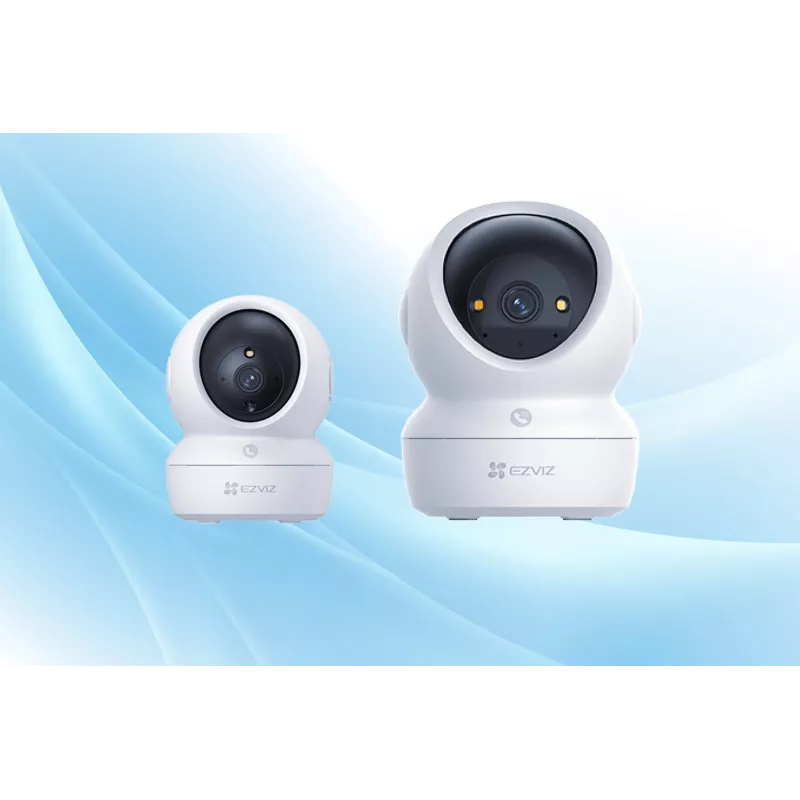 EZVIZ H6c G1 4K Spherical IP Security Camera Indoor, 4K UHD, 3840x2160, Wi-Fi, Ethernet, Night Vision, Two-Way Audio, AI Detection, Ceiling/Wall/Desk Mount