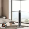 Cecotec EnergySilence 8190 Skyline Ionic Tower Fan, Stand Fan, 60 W, 29 cm, 3 Speeds, Oscillation, Timer, Remote Control, Grey