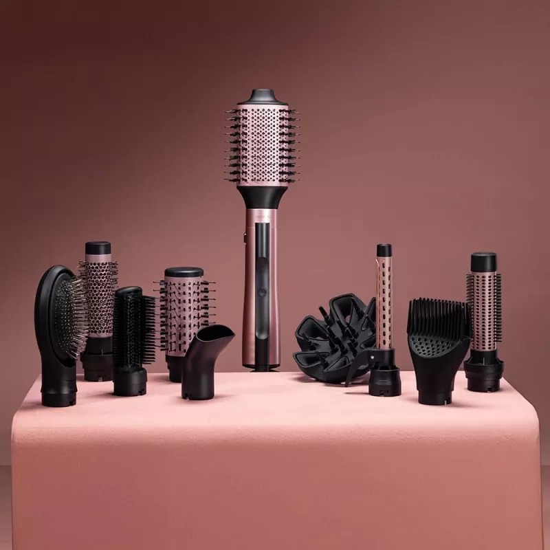 Cecotec CeramicCare 10in1 AirBrush Hot Air Brush 1200W Black/Pink