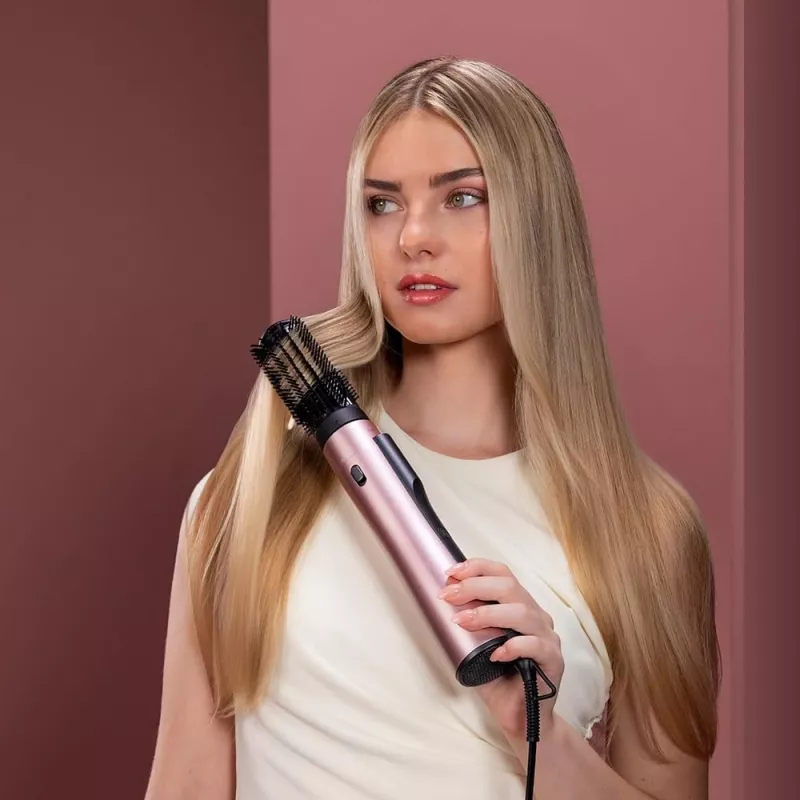 Cecotec CeramicCare 10in1 AirBrush Hot Air Brush 1200W Black/Pink