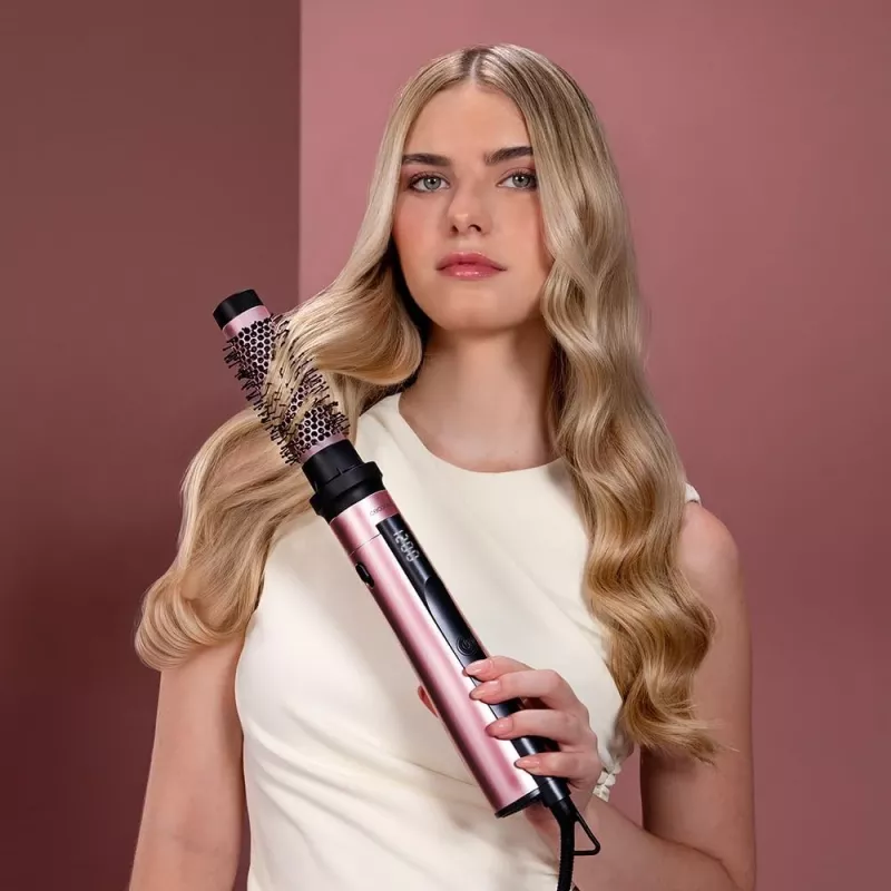 Cecotec CeramicCare 10in1 AirBrush Hot Air Brush 1200W Black/Pink