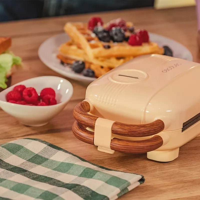 Cecotec Rock'nToast Retro One Yellow Sandwich Maker 700 W