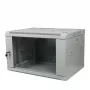ALLNET 19-inch Wall-Mounted Enclosure 18U 1-Piece T600mm Light Grey Disassembled Flat Pack SMA Series