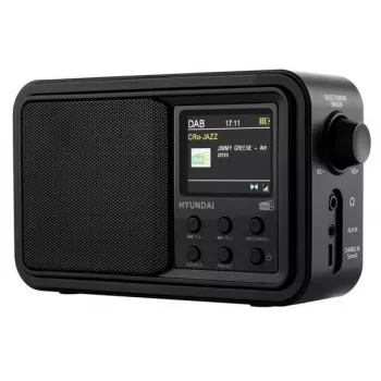 Hyundai PR650BTDAB Portable DAB+/FM Radio with Bluetooth, Black