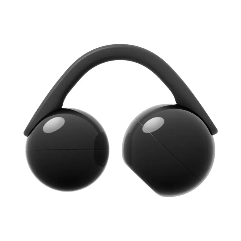 Sony LinkBuds Clip WF-LC900 True Wireless Open-Ear Earbuds, Bluetooth 5.2, IPX4, Black