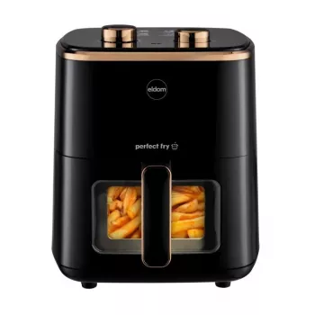 ELDOM FR45 FRITELO 1500 W Fat-Free Fryer, Black