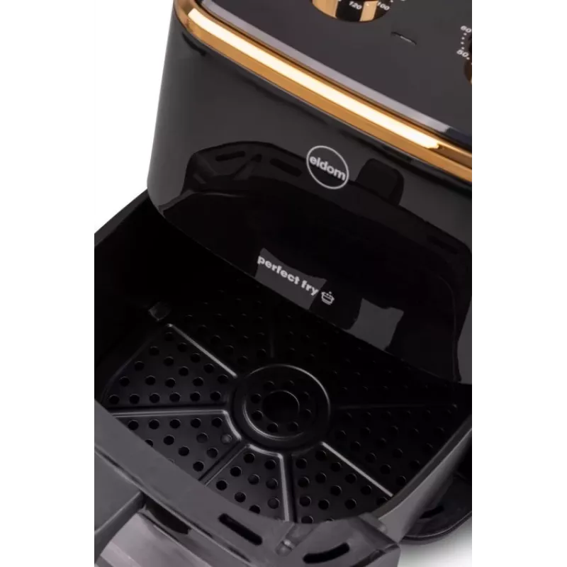 ELDOM FR45 FRITELO 1500 W Fat-Free Fryer, Black