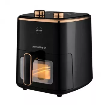 ELDOM FR45 FRITELO 1500 W Fat-Free Fryer, Black