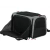 ZOLUX NOMAD L Expandable Pet Carrier 48×30.8×30.5 cm Grey/Black