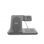 Gembird TA-WPC31S-01-BK 3-in-1 Foldable Wireless Charger Stand, 15W, Samsung Watch, Black