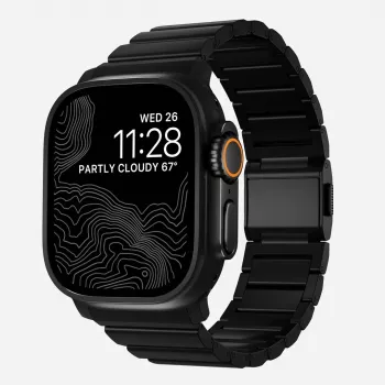 NOMAD Titanium Band for Apple Watch 46/49mm Silver