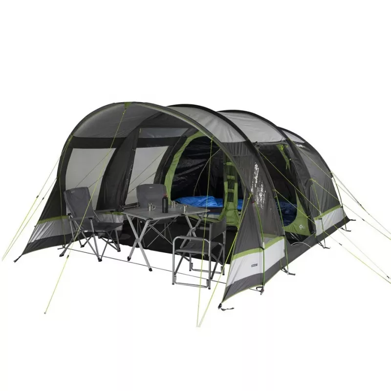High Peak Garda 5.0 4-Person Tunnel Tent Green/Light Grey