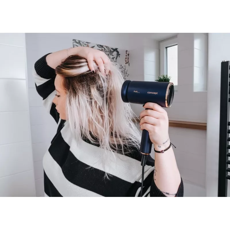 CONCEPT BLDC VV8100 Hair Dryer 1600W Black/Rose Gold