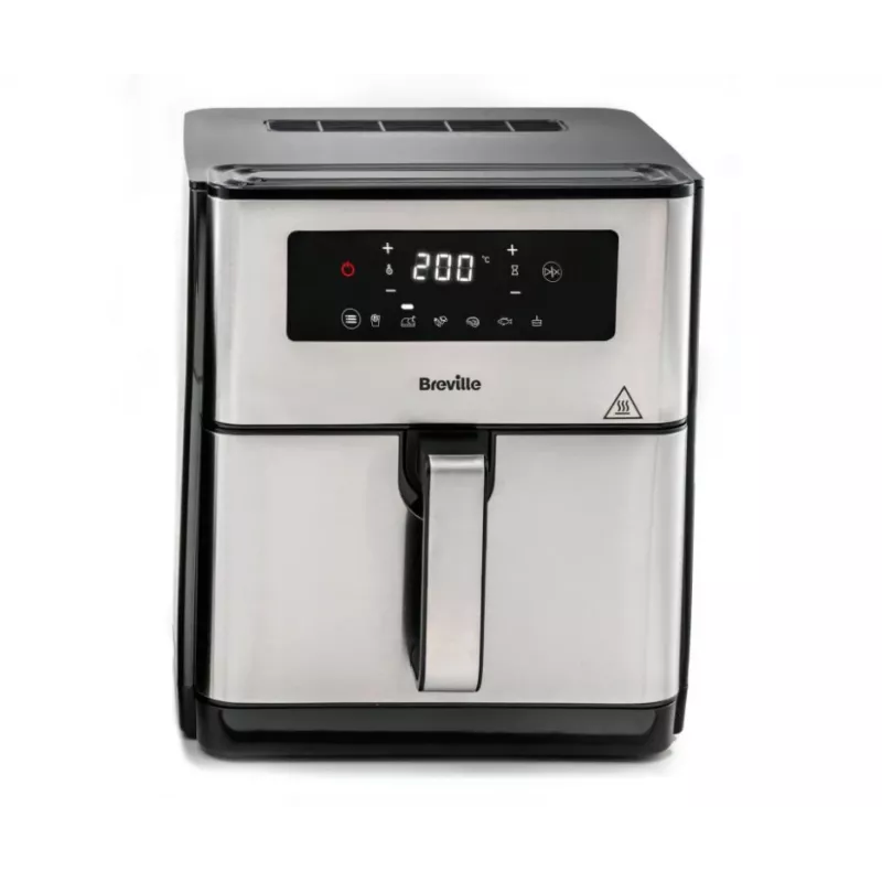 Breville VDF131X Oil-Free Air Fryer, 1.25 kg, 1400 W, Black/Silver