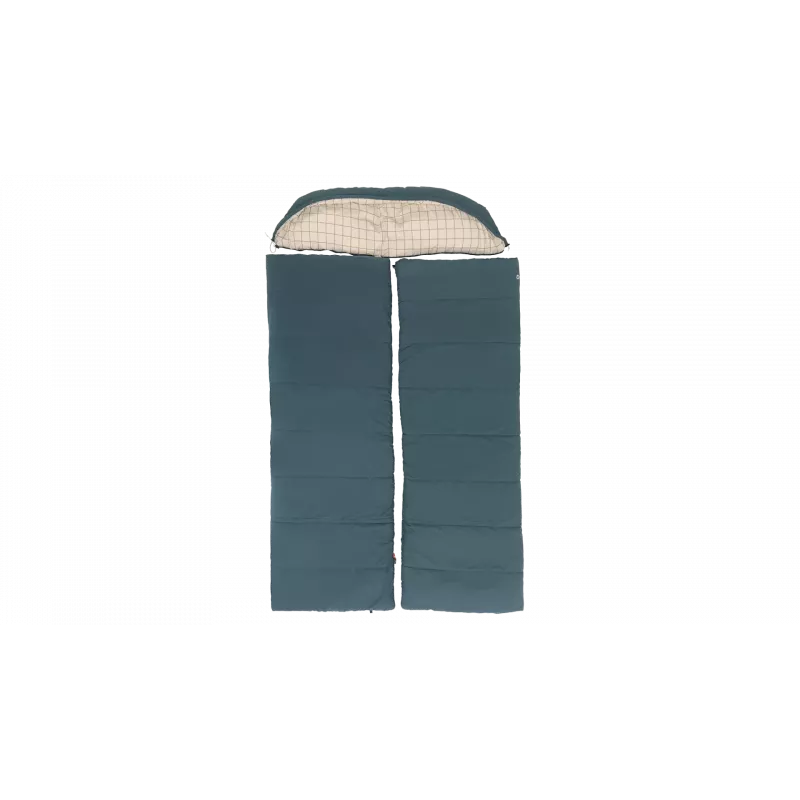 Outwell Camper Lux Double Blue Sleeping Bag 235x150 cm -16 to 5 °C Both Side Zipper
