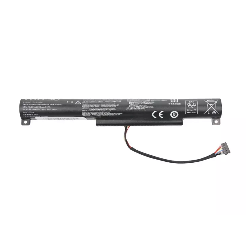 MITSU Battery for Lenovo IdeaPad 100-15IBY 2200 mAh (24 Wh) 10.8-11.1V