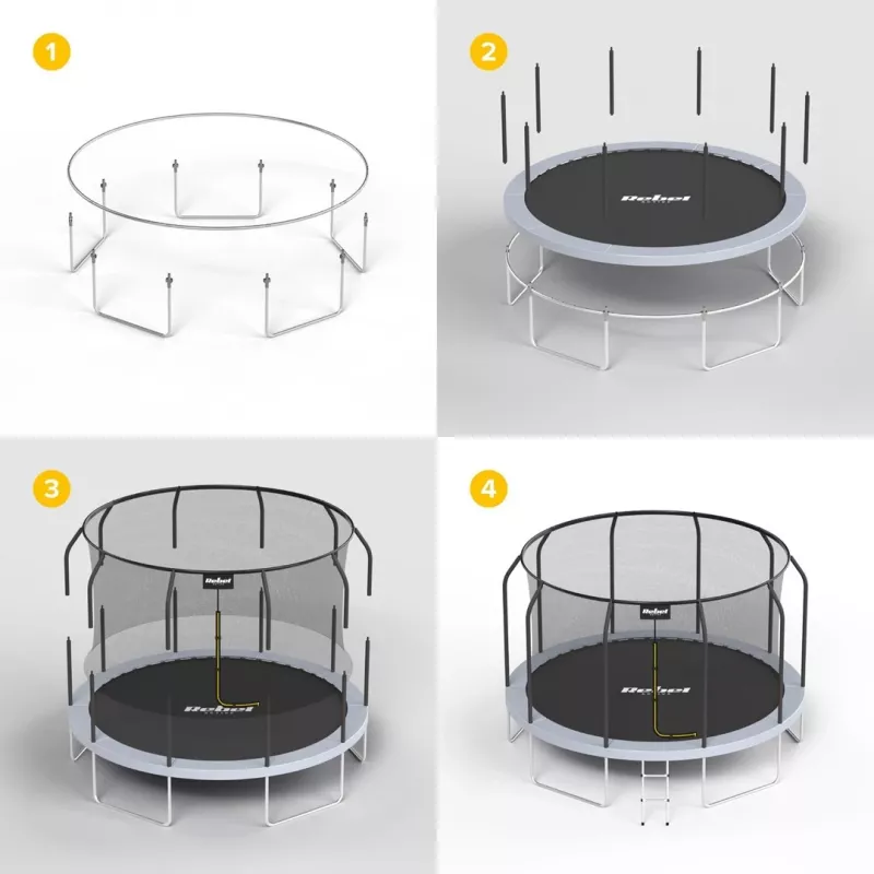 REBEL ACTIVE TRAMPOLINE PRO 12FT/366CM