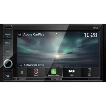 Kenwood DNR4190DABS 6.2 inch Touchscreen 2-DIN Bluetooth DAB+ Car Receiver with Garmin Navigation
