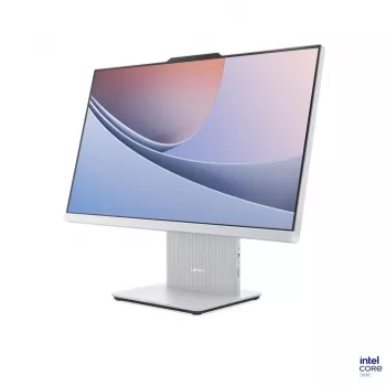 Lenovo IdeaCentre AIO 24ILL11 All-in-One PC, Intel Core Ultra 5 226V, 23.8 inch FHD IPS Anti-Glare 100Hz, 16GB LPDDR5X-8533, 1TB SSD, Intel Arc Graphics, 5MP Webcam, Windows 11, Cloud Grey