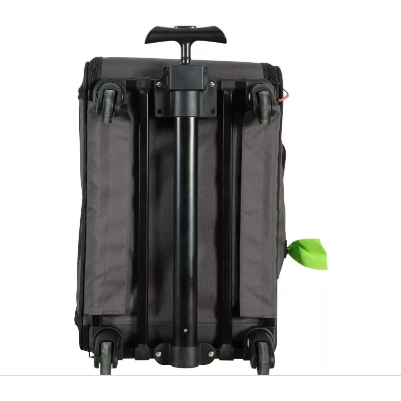 ZOLUX NOMAD Pet Carrier on Wheels for Dogs and Cats 47x32x27 cm Black