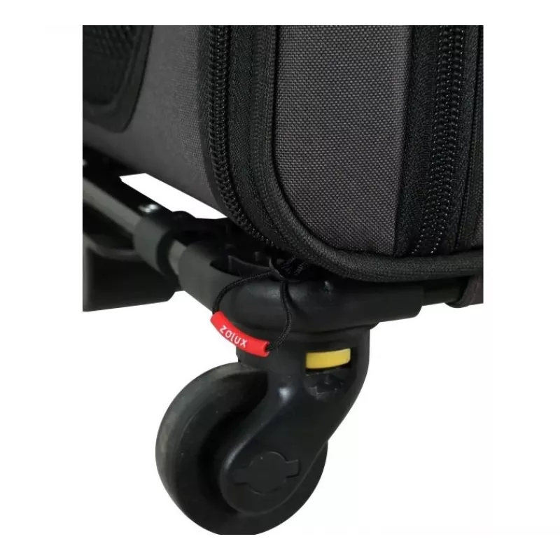 ZOLUX NOMAD Pet Carrier on Wheels for Dogs and Cats 47x32x27 cm Black