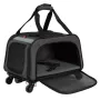 ZOLUX NOMAD Pet Carrier on Wheels for Dogs and Cats 47x32x27 cm Black