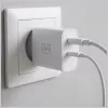 3MK FlowPower 45W PD 3.0 QC4+ GaN Charger White