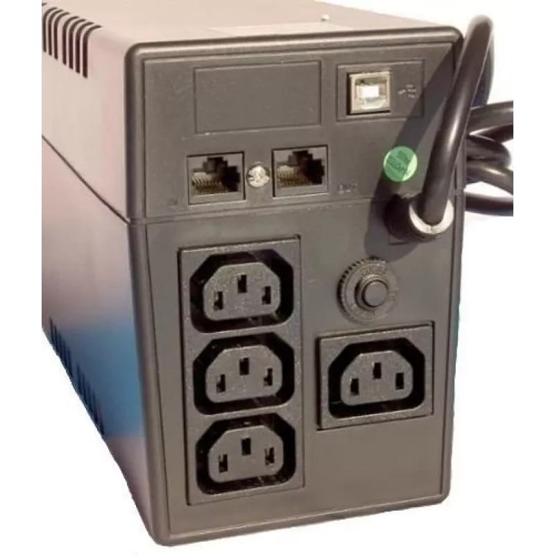 Orvaldi VPS 600 Line-Interactive UPS 0.6 kVA 360 W 2 Outlets USB