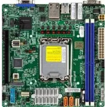Supermicro MBD-X13SCL-IF-B Motherboard Mini-ATX Intel Xeon E-2400 LGA1700 C262 Chipset DDR5 USB 3.2 Gen 1 Gigabit LAN Onboard Graphics
