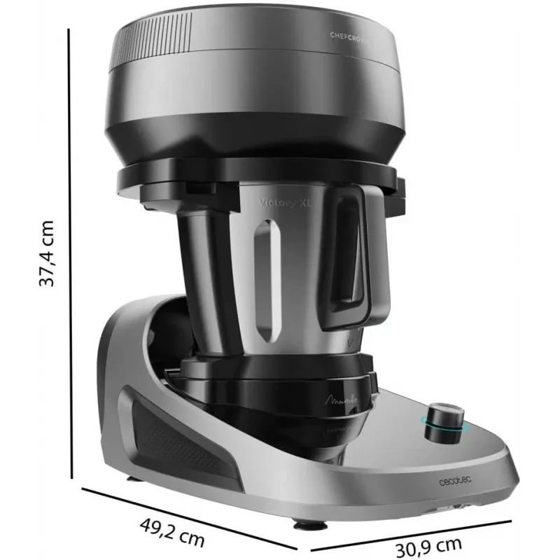 Cecotec Mambo CooKing Victory Multifunctional Food Processor 1700 W 4.5 L Black/Grey