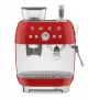 Smeg 50's Style Fully Automatic Coffee Machine EGF03RDEU Red