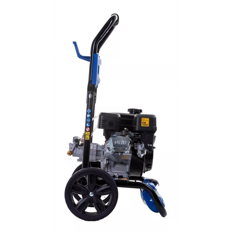 Scheppach HCP5000 High-Pressure Cleaner 180 bar 2700 W with Hose Reel, Detergent Tank, and Accessories