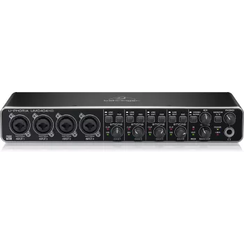 Behringer UMC404HD USB Audio Interface 4x4 24-bit/192 kHz with MIDAS Preamps
