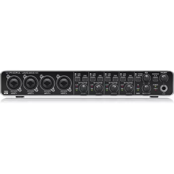 Behringer UMC404HD USB Audio Interface 4x4 24-bit/192 kHz with MIDAS Preamps