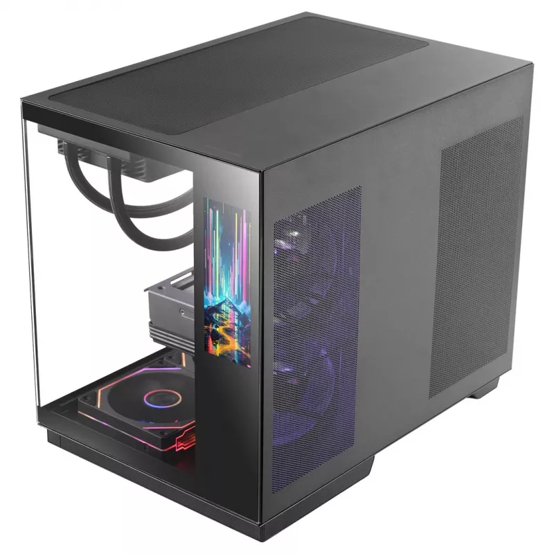 Tacens Mars Gaming MCMIRAGE Midi Tower Computer Case Black