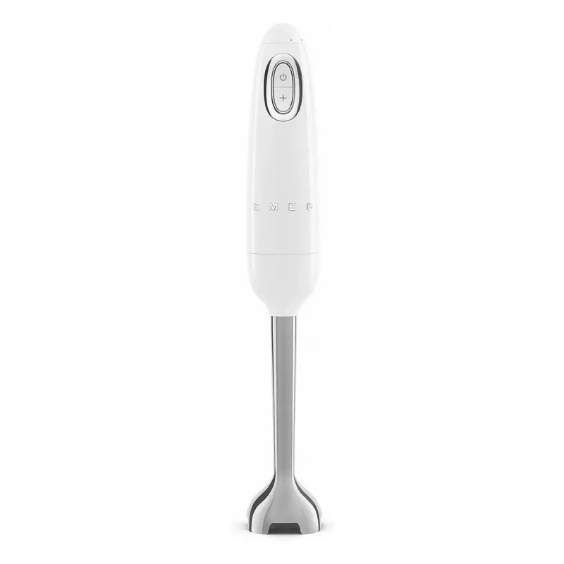SMEG HBF03WHEU Immersion Blender, 700W, Stainless Steel Blending Arm, White
