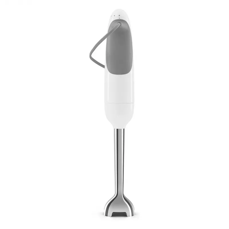 SMEG HBF03WHEU Immersion Blender, 700W, Stainless Steel Blending Arm, White