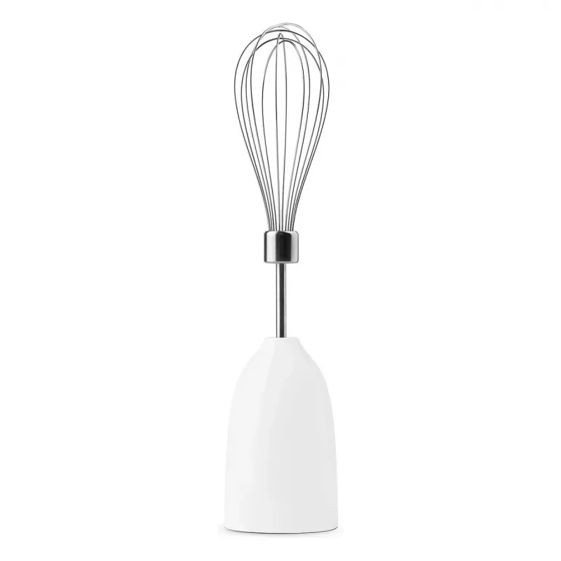 SMEG HBF03WHEU Immersion Blender, 700W, Stainless Steel Blending Arm, White