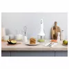 SMEG HBF03WHEU Immersion Blender, 700W, Stainless Steel Blending Arm, White